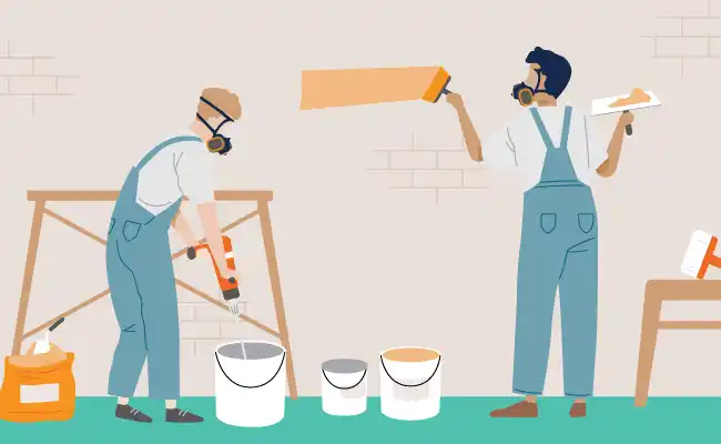 painting Fort Belvoir